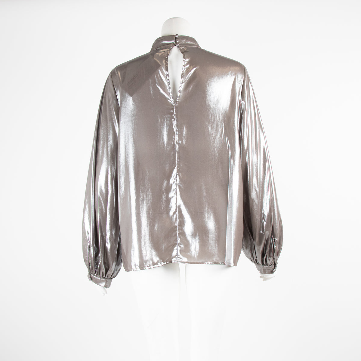 Iris & Ink Grey Metallic Top