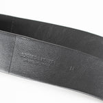 Bottega Veneta Black Horsebit Belt