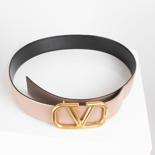 Valentino Reversible Logo Buckle Belt