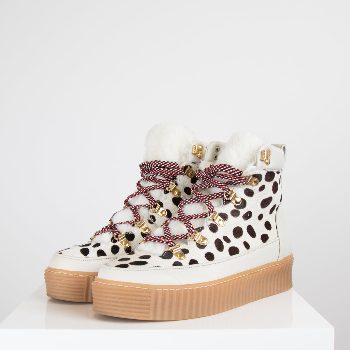 Camilla Elphick Spotted Snow Boots