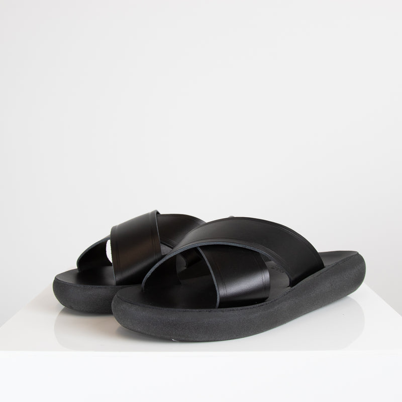 Ancient Greek Black Thais Comfort Sandals