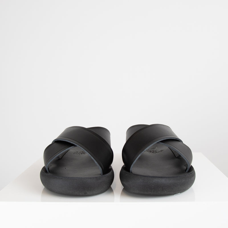 Ancient Greek Black Thais Comfort Sandals