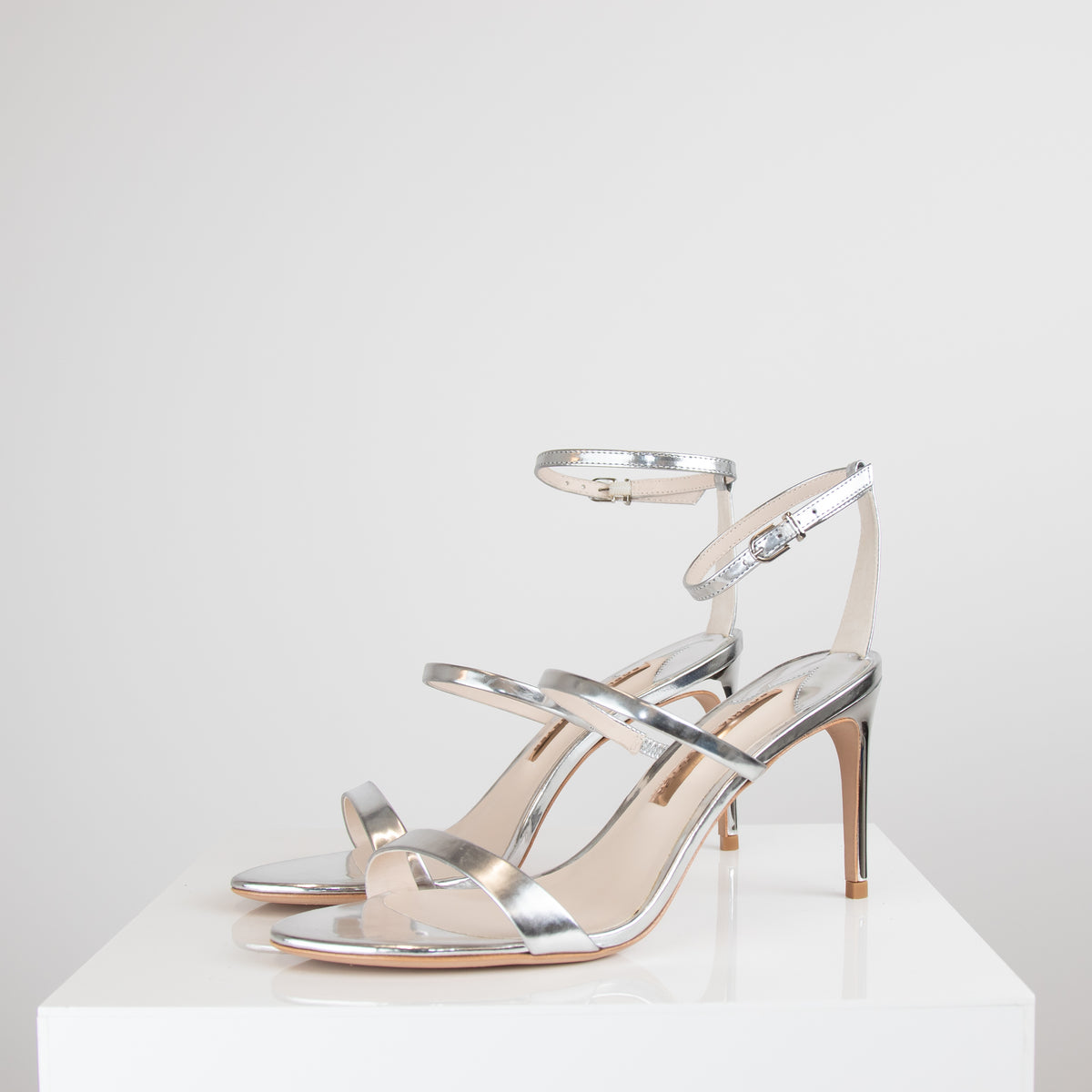 Sophia Webster Silver Strappy Rosalind Sandal