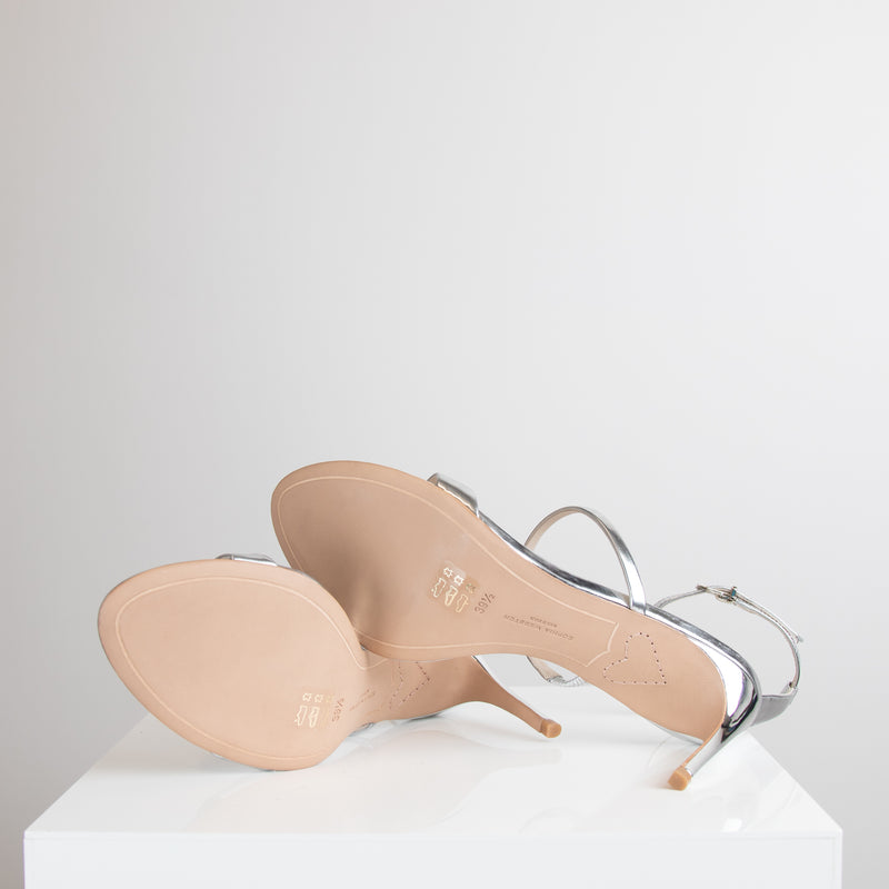Sophia Webster Silver Strappy Rosalind Sandal