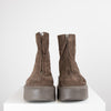 The Row Zipped Boot Dark Brown