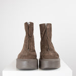 The Row Zipped Boot Dark Brown