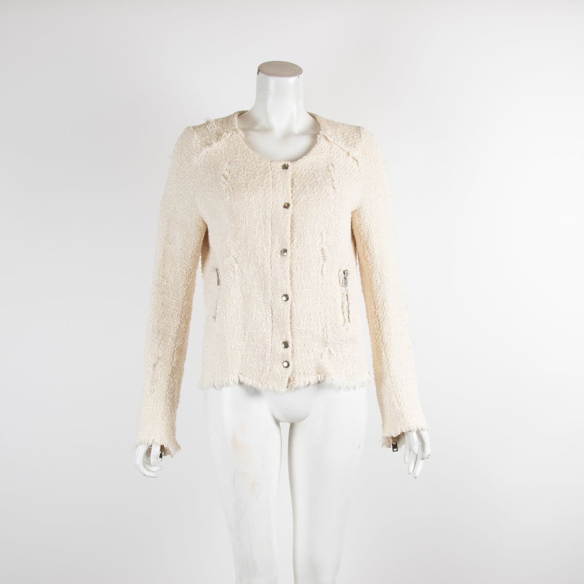 Iro Cream Boucle Jacket