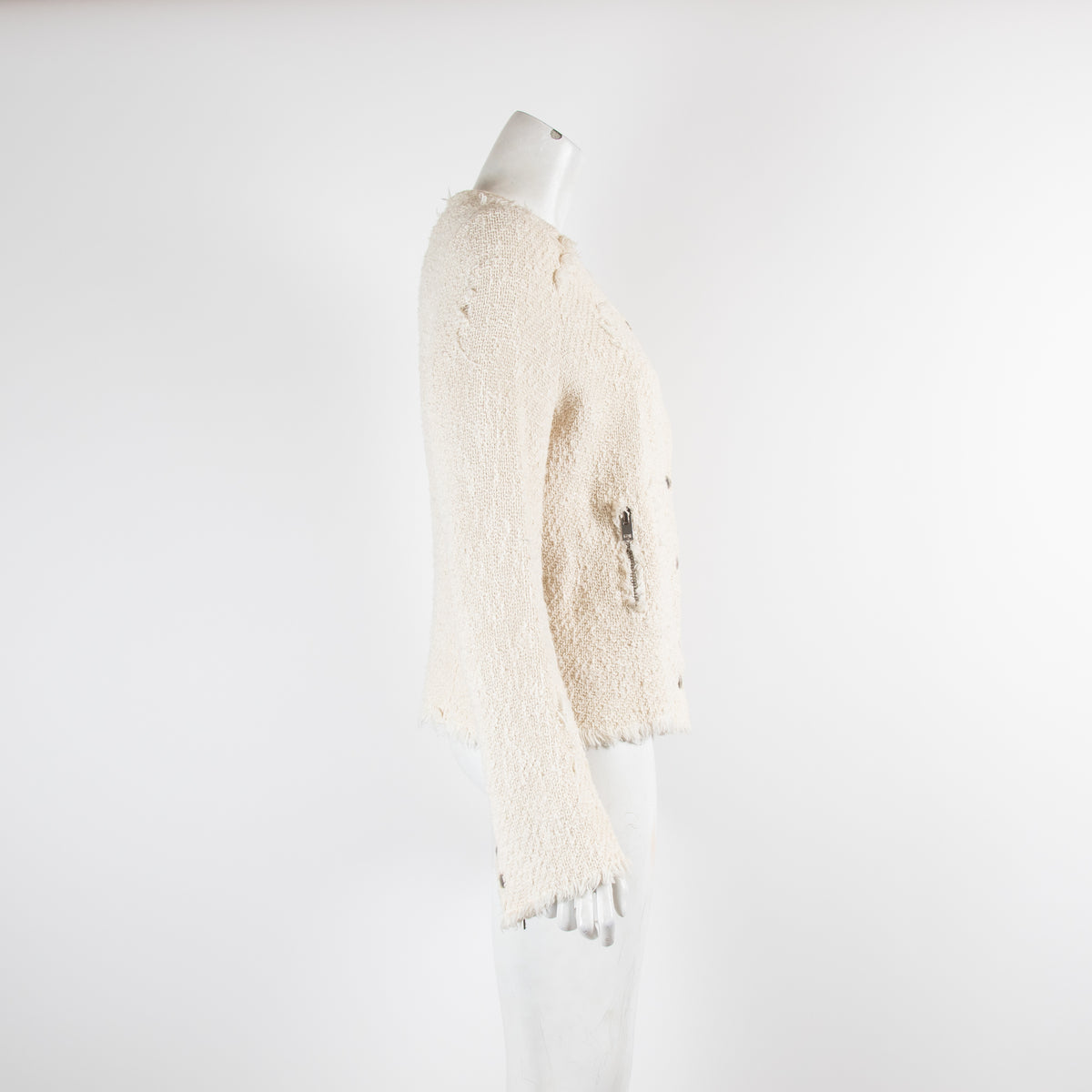Iro Cream Boucle Jacket