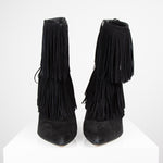 Sam Edelman Black Tassle Ankle Boots