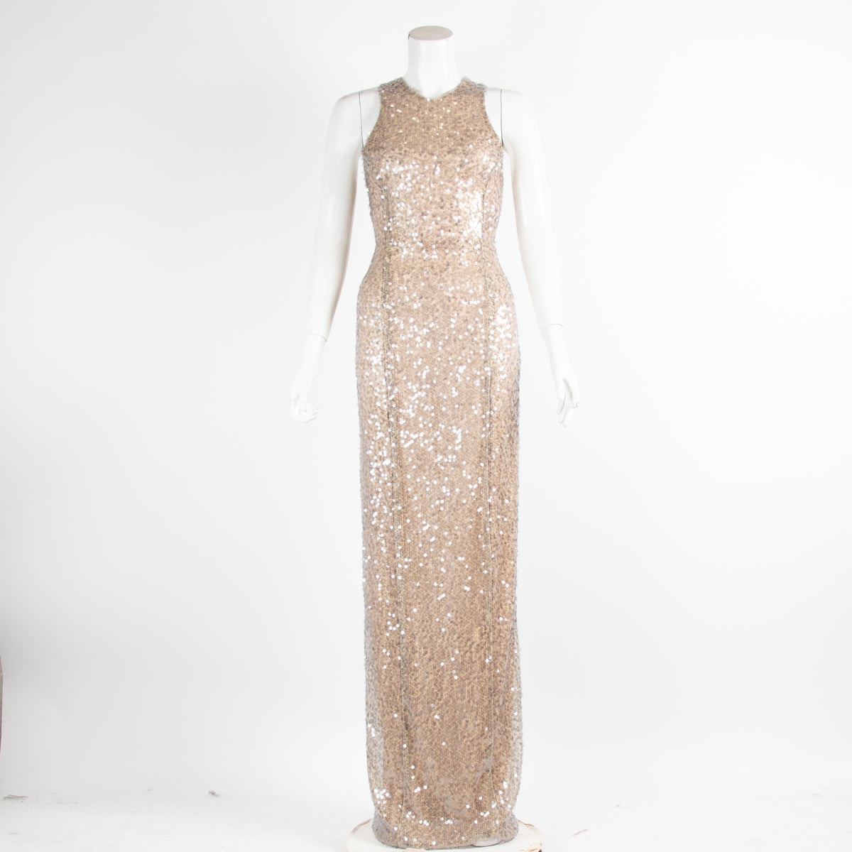 galvan london sequin dress Galvan London Grey And Gold Sequin Long Dress – Phoenix Style