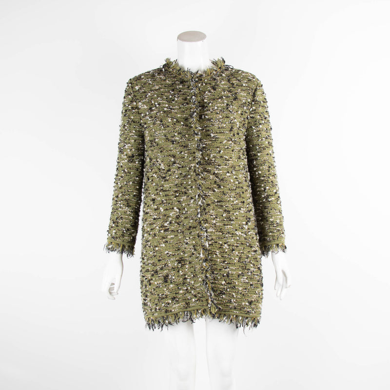 M By Missoni Green Black Fleck Knit Jacket