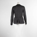 Brunello Cucinelli Grey Sequin Zip Up Cardigan