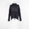 Zadig & Voltaire Navy Roll Neck Jumper