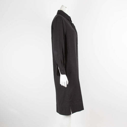 Margaret Howell Black Linen Shirt Dress