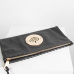 Mulberry Daria Clutch Mouse Grey