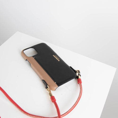 Burberry Tan iphone 11 Case with Strap