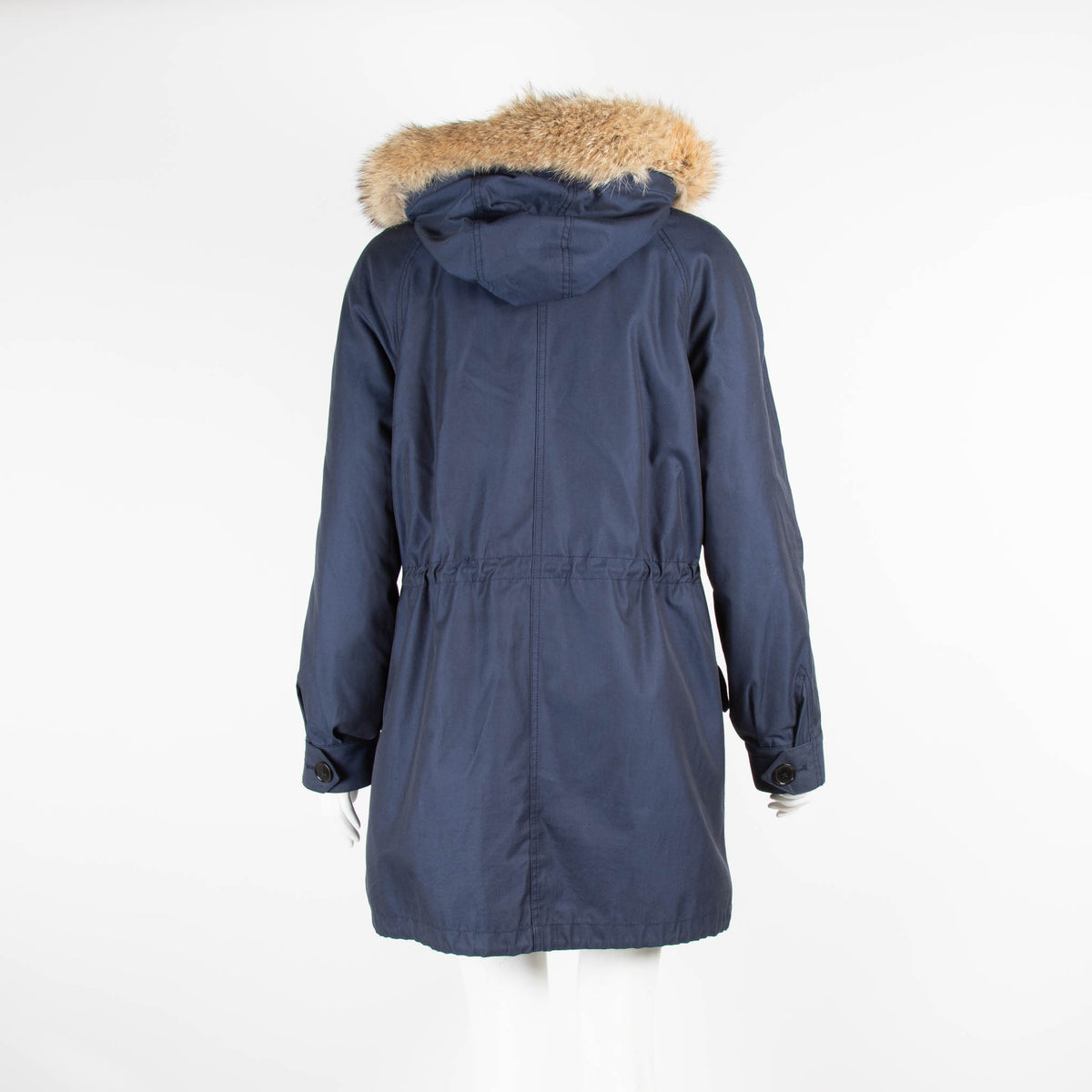 Marc By Marc Jacobs Navy Parka with Fur Hood