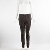 Fabiana Filippi Grey Suede Trousers