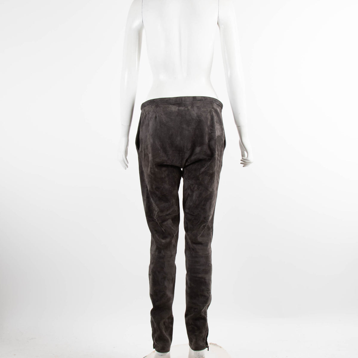Fabiana Filippi Grey Suede Trousers