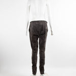 Fabiana Filippi Grey Suede Trousers