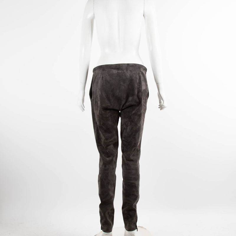 Fabiana Filippi Grey Suede Trousers
