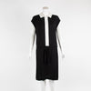Prada Black White Panel Sleeveless Dress
