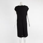 Prada Black White Panel Sleeveless Dress