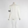VVB Victoria Beckham Cream Embellished Cardigan