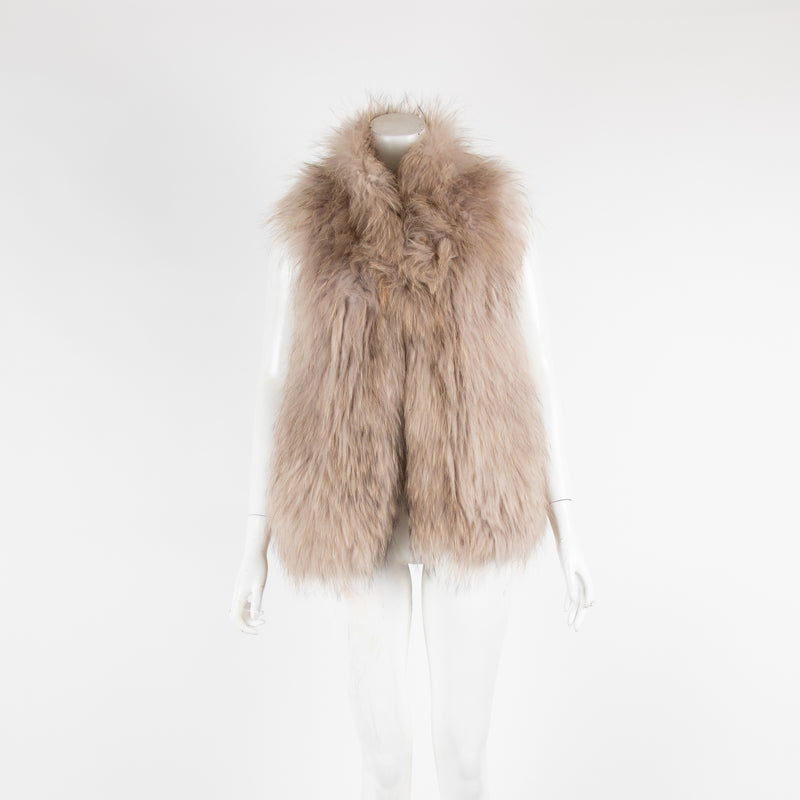 Yves Salomon Beige Gilet