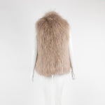Yves Salomon Beige Gilet