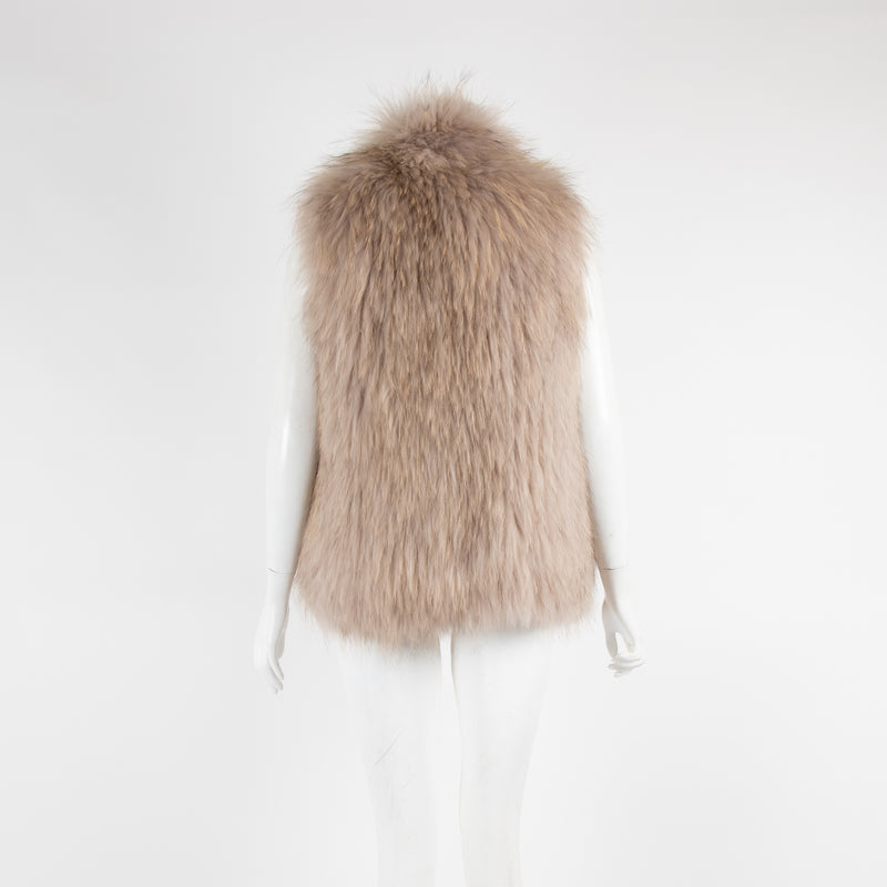 Yves Salomon Beige Gilet