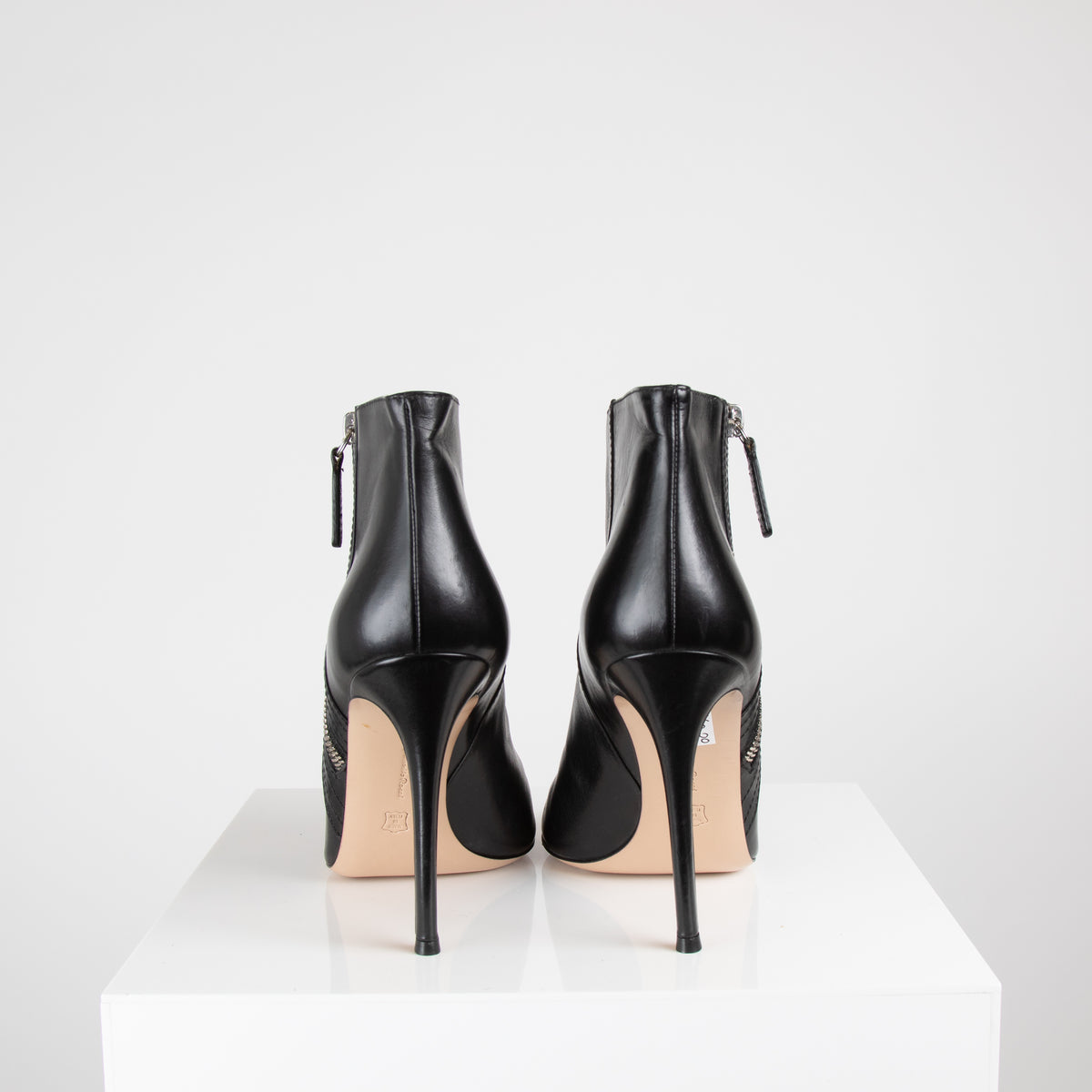 Gianvito Rossi Leather Peep Toe
