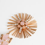 Valentino Rose Gold Pink Stones Necklace