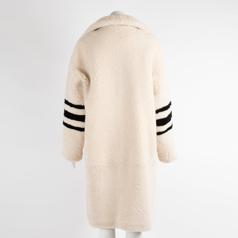 Muubaa Cream Shearling Coat