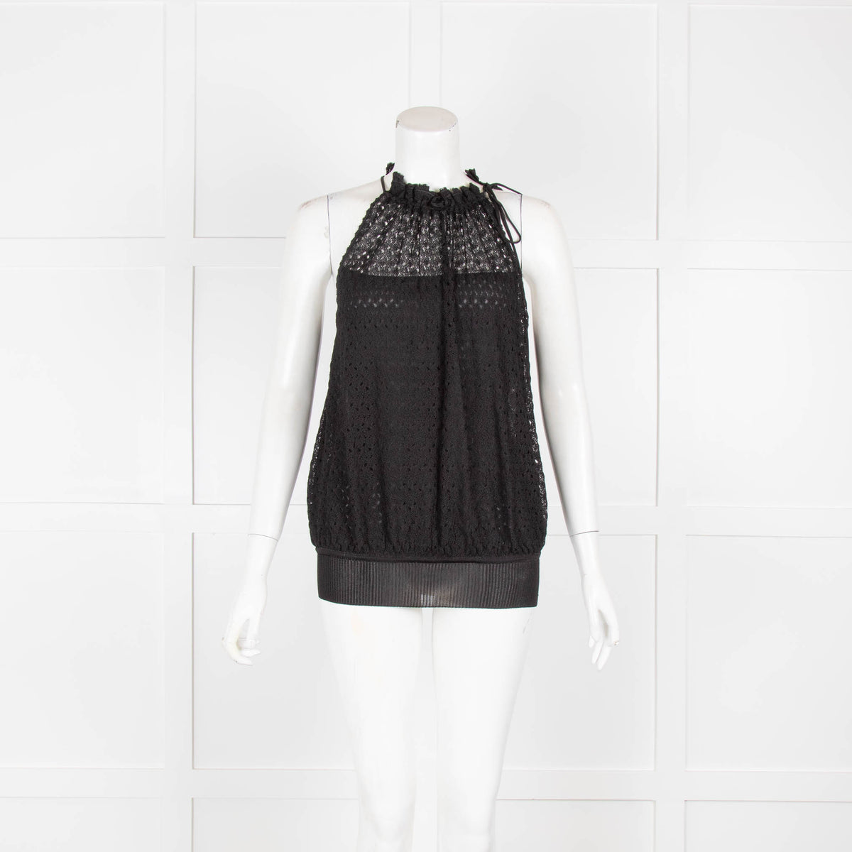 Missoni Black Knitted Sleeveless Top