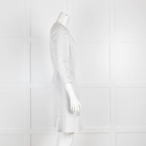 Christian Dior Grey Long Sleeved Mini Dress
