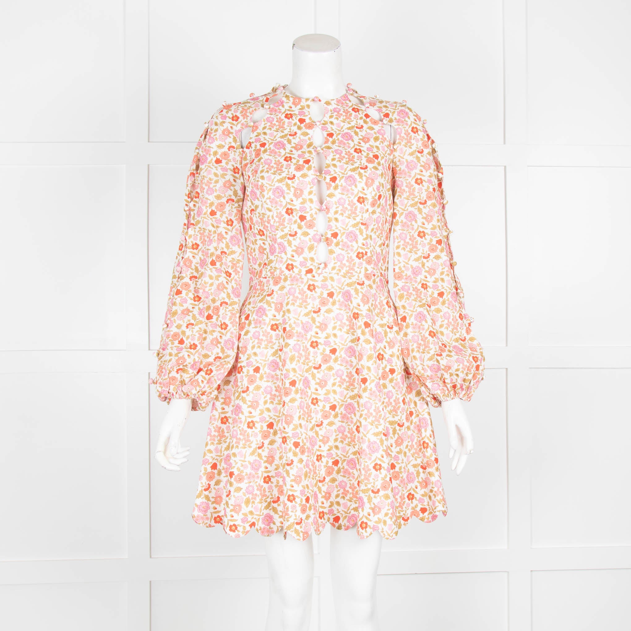 Zimmerman Floral Dress with Scalloped Hem – Phoenix Style