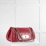 Chanel Red East West Accordion Reissue Flap Bag