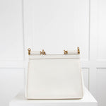 Dolce and Gabbana Cream Dauphine Small Miss Sicily Satchel