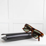 Saint Laurent Angular Square Frame Sunglasses