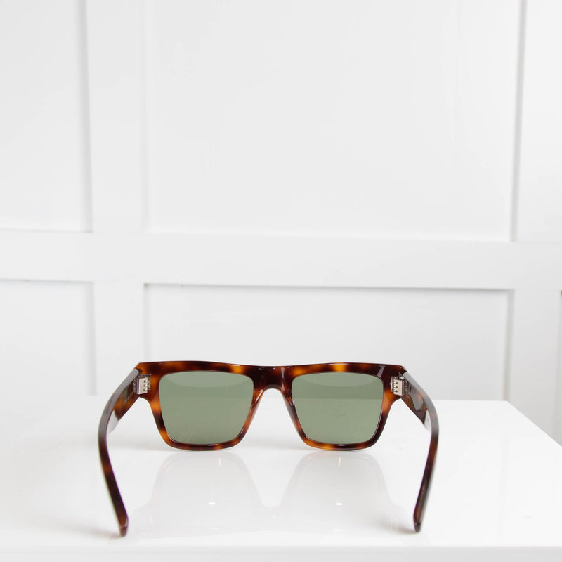 Saint Laurent Angular Square Frame Sunglasses