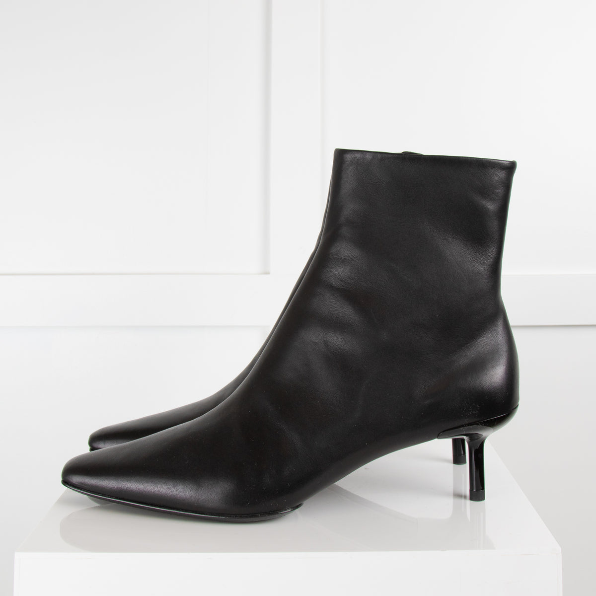 Rag and Bone Black Rio Leather Ankle Boots