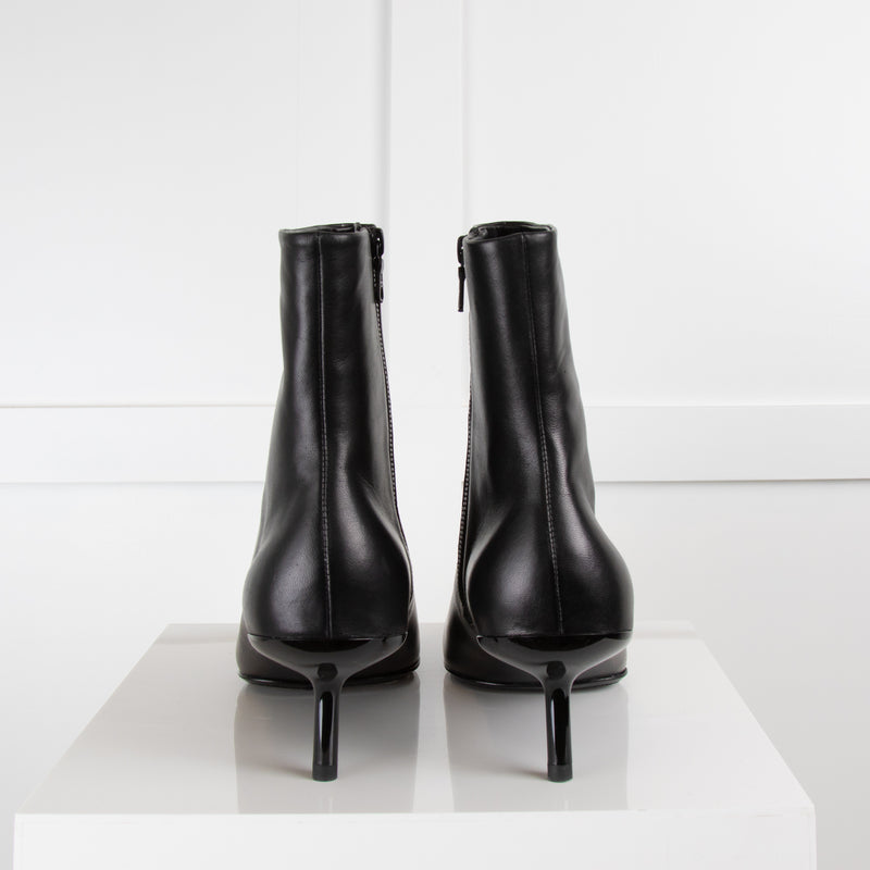 Rag and Bone Black Rio Leather Ankle Boots