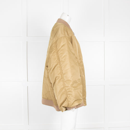 Frankie Shop Khaki Nylon Bomber