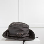 Prada Black Nylon Bucket Hat