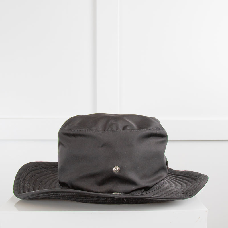 Prada Black Nylon Bucket Hat