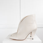 Isabel Marant White Minimal Leather Boots