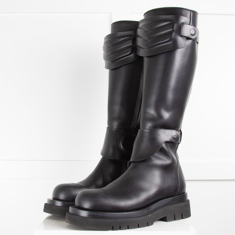 ブーツその他 BOTTEGA VENETA ATOMIC BRUSHED LEATHER BOOTS Bottega Veneta Black Leather Atomic Boots | italist, ALWAYS