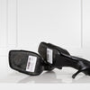By Far Textured Black Mora Mule