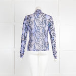 Bimba Y Lola Lilac Snakeskin Shirt